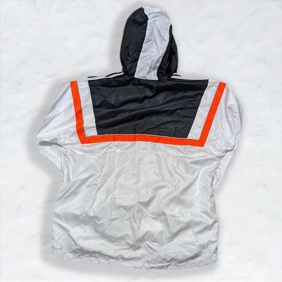 Adidas Originals BR8 Windbreaker Jacket Hoodie Pullover Reflective CZ6108 - Picture 3 of 3